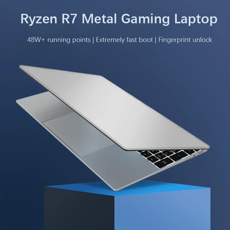 YSJMNPC 15.6 Inch Gaming Laptops AMD Ryzen7 4700U 4500U LPDDR4 4GB MAX 36G RAM M.2 1TB SSD Windows11 Fingerprint Unlock WIFI BT 4