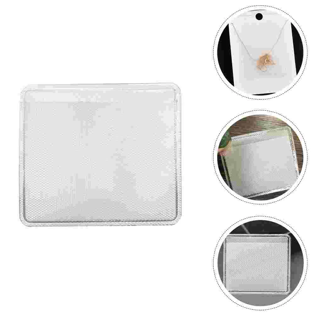

Envelope Necklace Chain Adhesive Clear Cards Pockets Display Earrings Pouch Loose Plastic Sleeve Pocket Holder Self Blank