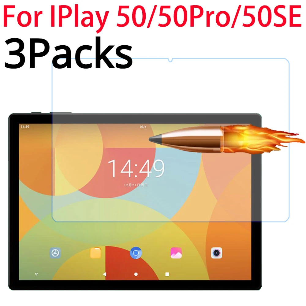 

3Packs Tempered Glass For Alldocube IPlay 50SE 10.5 inch Screen Protectors for iPlay 50 Pro SE 10.4'' Screen Protective Films