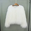 Colorful Warm Faux Women Fur Coat Loose Black White Pink Plush Coat Female Jacket Fur Autumn Winter Shaggy Outerwear 4