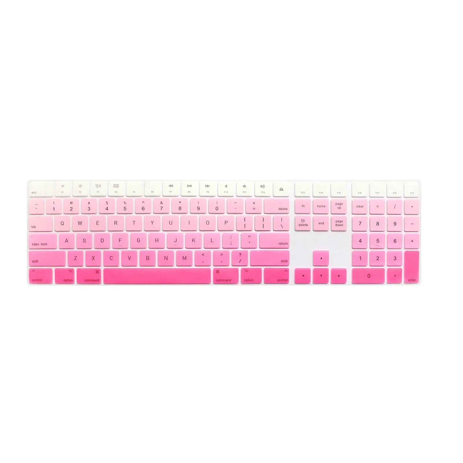 Premium Keyboard Skin for Apple Magic Keyboard with Numeric Pad - US English Layout