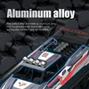 1: 12 Crawler Type Spray Remote Control Tank 2.4G Alloy LED Floodlight All Terrain High Speed Off-Road Radio Control Tank Car 2
