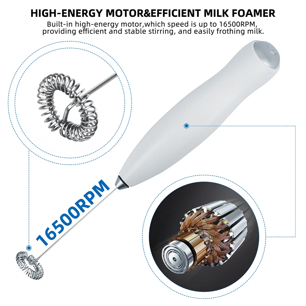 Espumador de leche eléctrico inalámbrico - AliExpress