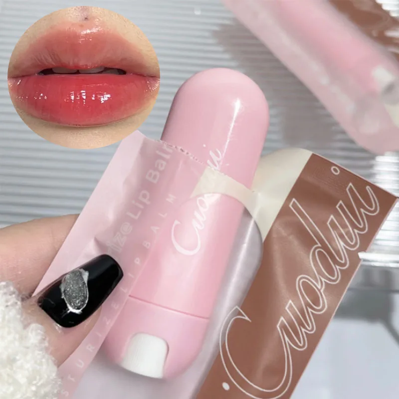 

Anti-drying Colored Lip Balm Tinted Lip Makeup Anti-cracking Waterproof Moisturizing Lipstick Primer Korean Lip Care Cosmetics