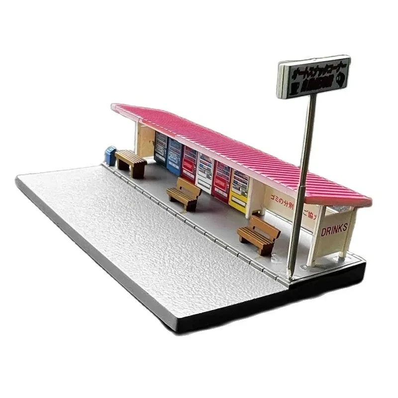 1/144 N Scale Building Model Vending Machine Kiosks Model Train Scene Miniature Collection Sand Table Landscape Assemble Model - Image 4