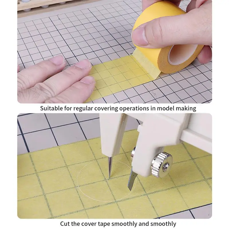 Adjustable Masking Tape Circular Cutting Tool Cutting Diameter: 4mm-100mm Circle Cutter model tools Hobby Craft Tool