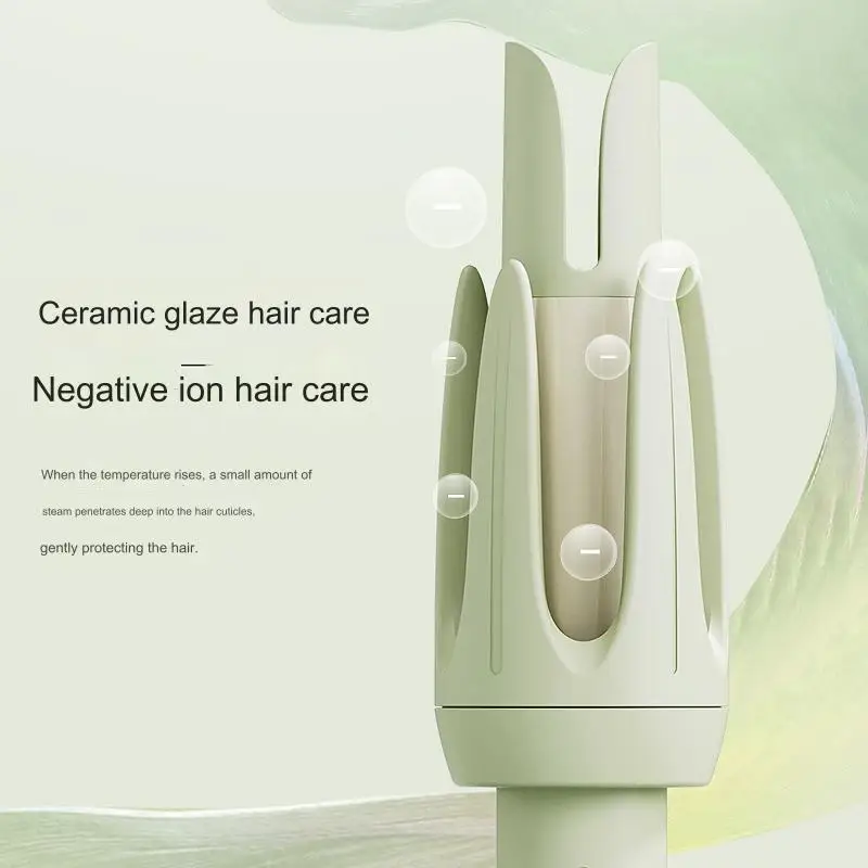 Automatic Hair Curler 32mm Negative Ions Electric Ceramic Curling Hair Stick Rotating Curl Waves Anti-Tangle Curling Iron Styler