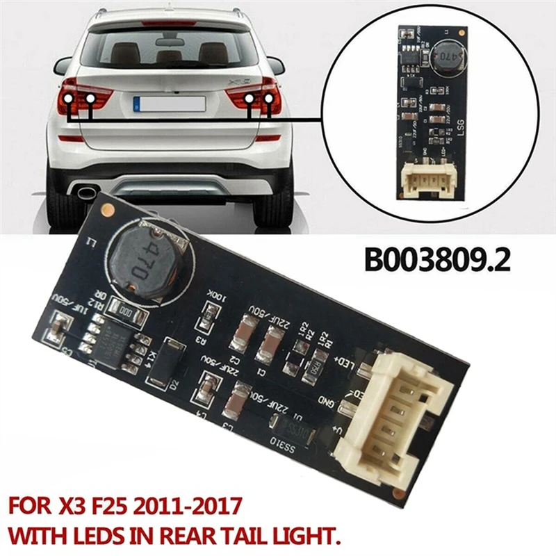 B003809.2 Scheda Modulo Driver Luce Posteriore A Led Per Bmw X3 F25 2010-2017 Modulo Driver Fanale Posteriore Chip Luci Posteriori