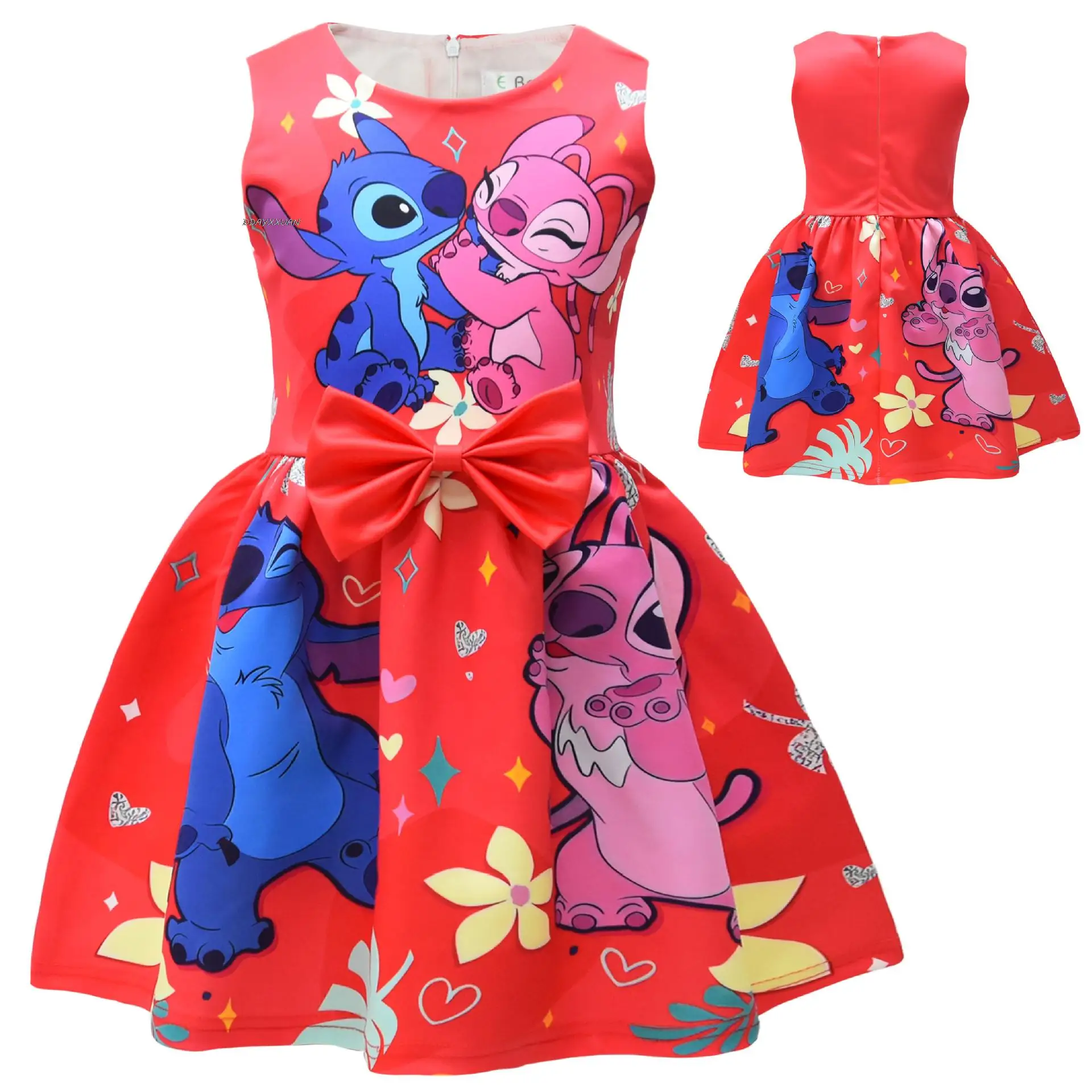 Lilo-Stitch-Avontuur-Dress-Outfit-Meisjes-Zomer-Hula-Wedstrijd-Dress-Up ...