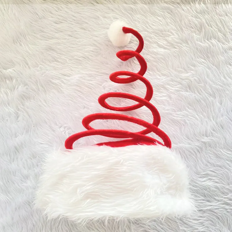 Funny Santa Claus Hat Spring Christmas Headwear for Adults and Children christmas beanie hat