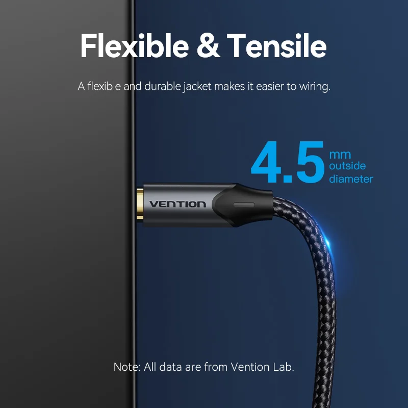 Vention Premium Digital Optical Audio Fiber Cable - Toslink SPDIF Coaxial (1m/2m)
