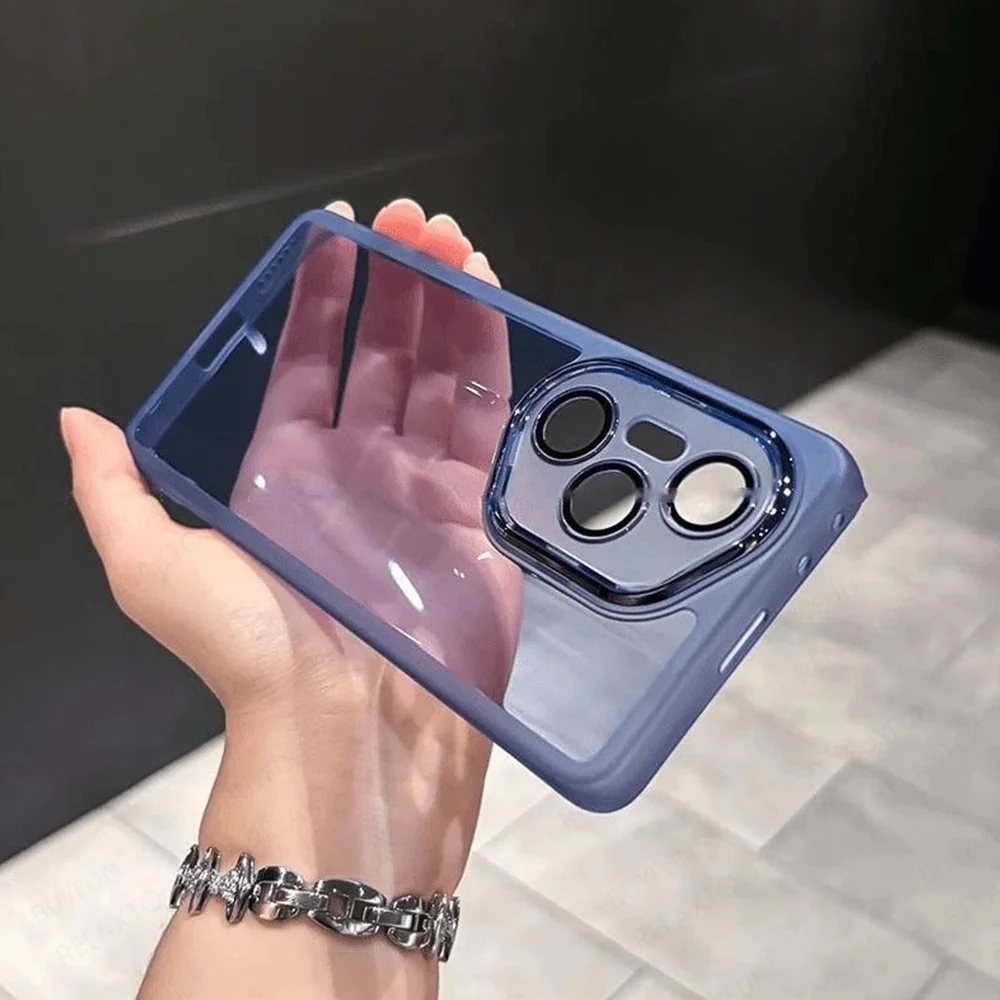 Soft Translucent Silicone Camera Protector with Lens Film Cover