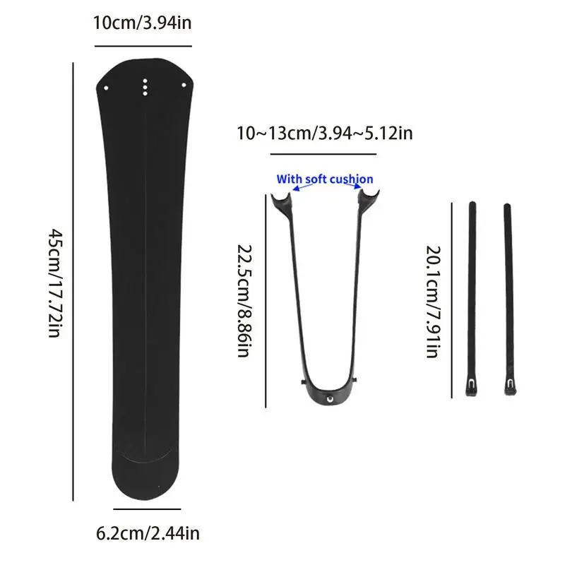 Bicycle Fenders Reusable MTB Mudguard Adjustable Height for Road Mountain Bike Tire Mud Guards bicycle fender