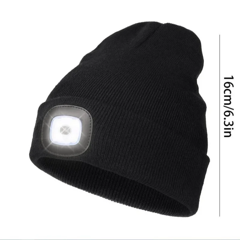 USB Rechargeable LED Headlamp Cap For Men Women