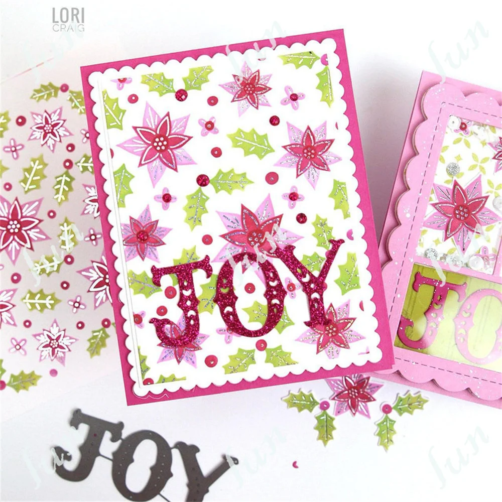 Christmas Santa Stamps and Metal Cutting Dies Sets for DIY Craft