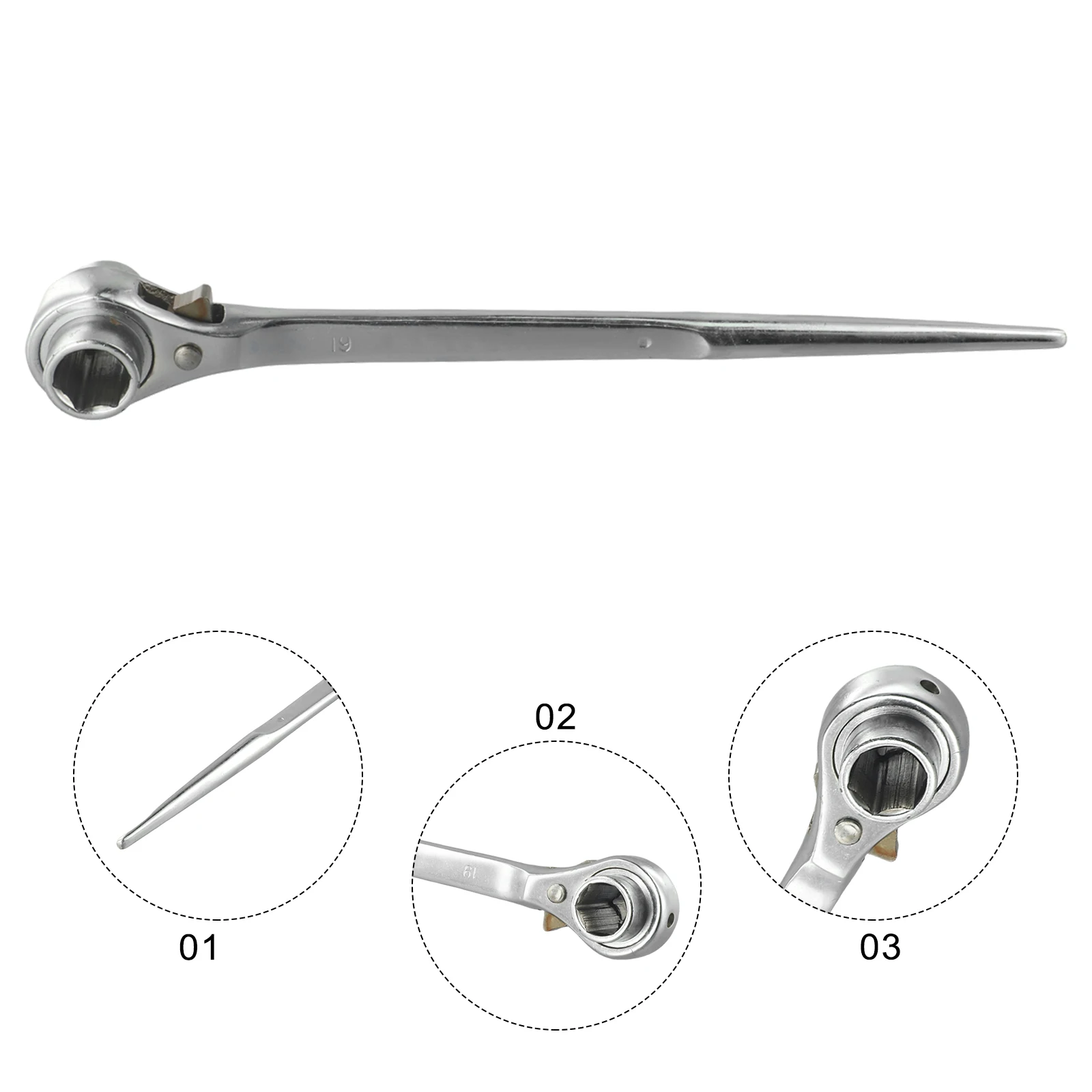 

Wrench Ratchet Wrench None 19-22mm 21-22mm Electrophoresis End Socket Head Podger Spanner Ratchet Wrench