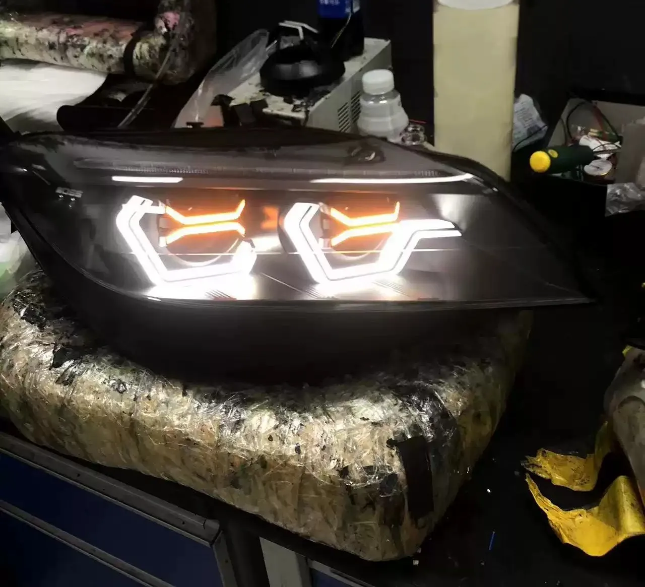 For BMW Z4 E89 OSS Led Headlight Daytime Running DRL Head lamp Low High