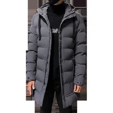 

2021 Winter Jacket Warm Hooded Men's Thick Puffer Jacket Coat Male Casual High Quality Overcoat Thermal