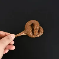 Realistic Shit Safe And Soft Plastic Fake Poop Funny Tricky Toys Pranks Gag Joke Games Party Gift Antistress Gadget Squish Toy 4