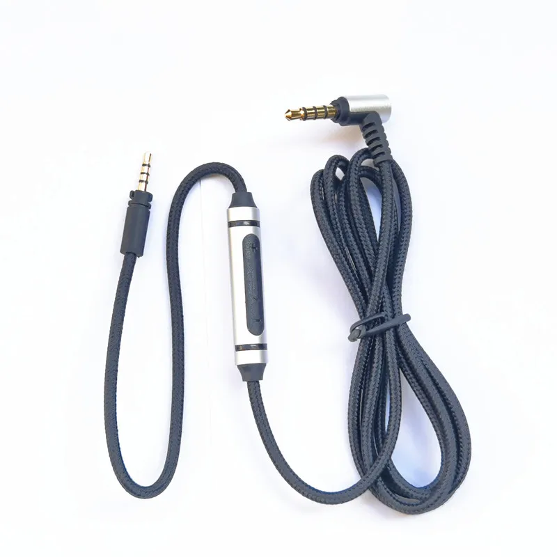 Headphone Audio Wire for Sennheiser HD400S HD350BT HD4.30 HD4.40BT HD4.50BTNC HD450B With Mic MOMENTUM Audio Extension Cable