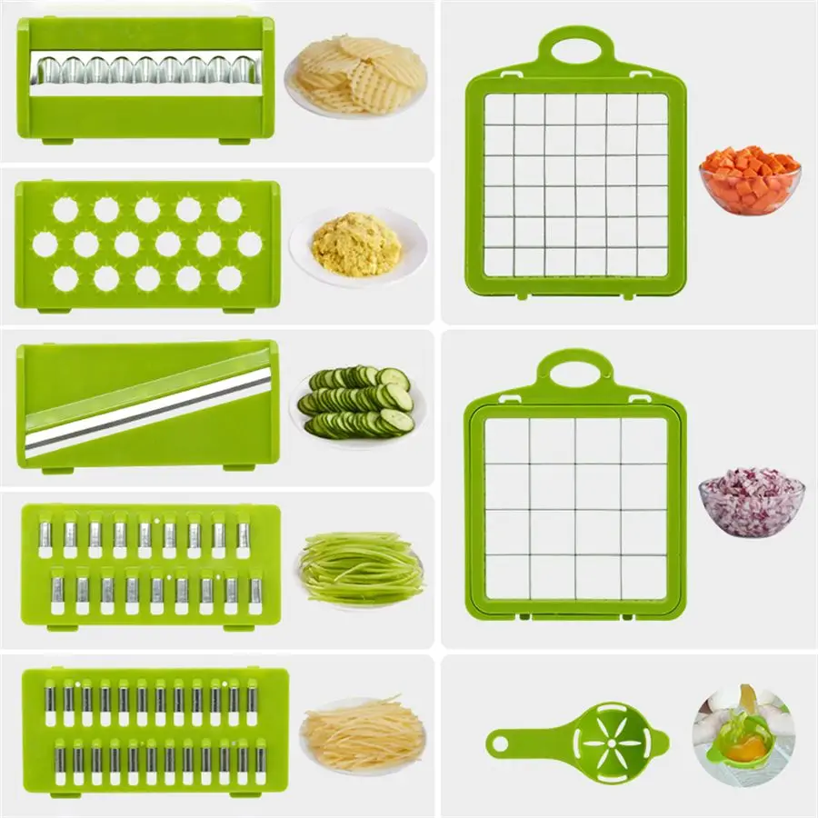 Vegetable Shredder Cocina Multifunctional Household Vegetable Cutter Carrot Onion Dicing Julienne Slicing Tool Fruit Slicer vegetable chopper and slicer