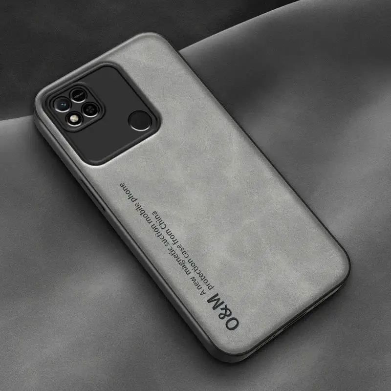 Premium Magnetic Leather Phone Case with Silicone Protection