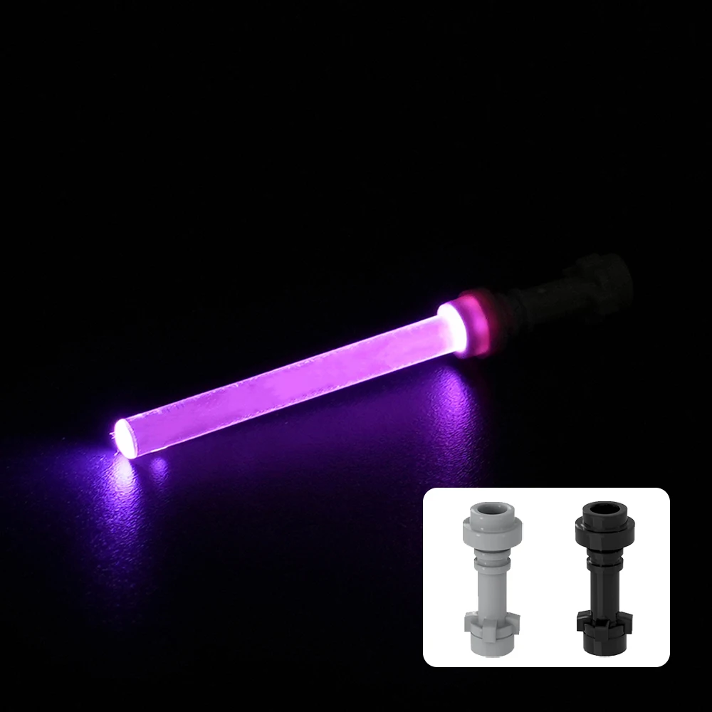 LED Action Figures Lightsaber Accessories - DIY Warrior Sword Blocks