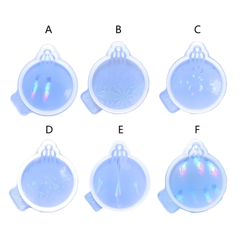

Round Christmas Ornament Mold Resin Mold DIY Keychain Pendant Tools