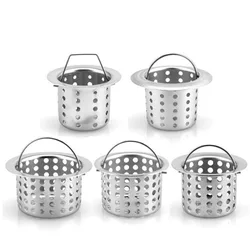 Stainless Steel Floor Drain Filter Mesh Sink Anti-clog Shower Leak Net Strainer Hair Catcher for Kitchen Bathroom Accessories