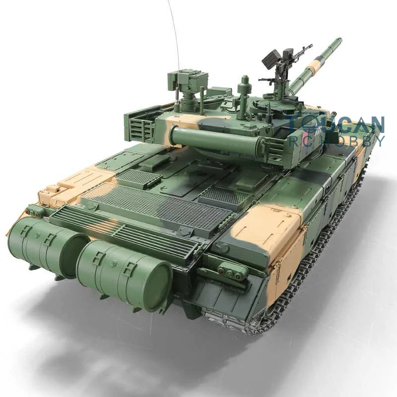 Henglong 1/16 7.0 Chinese 99A RTR RC Tank Upgraded Ver 3899A W/ 360°Turret Metal Tracks With linkages Bearings Idler Wheels 2