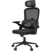 Ergonomic Mesh Office Chair, High Back Desk Chair with 3D Armrests, Up&Down Lumbar Support, Swivel Computer Task Chair 2