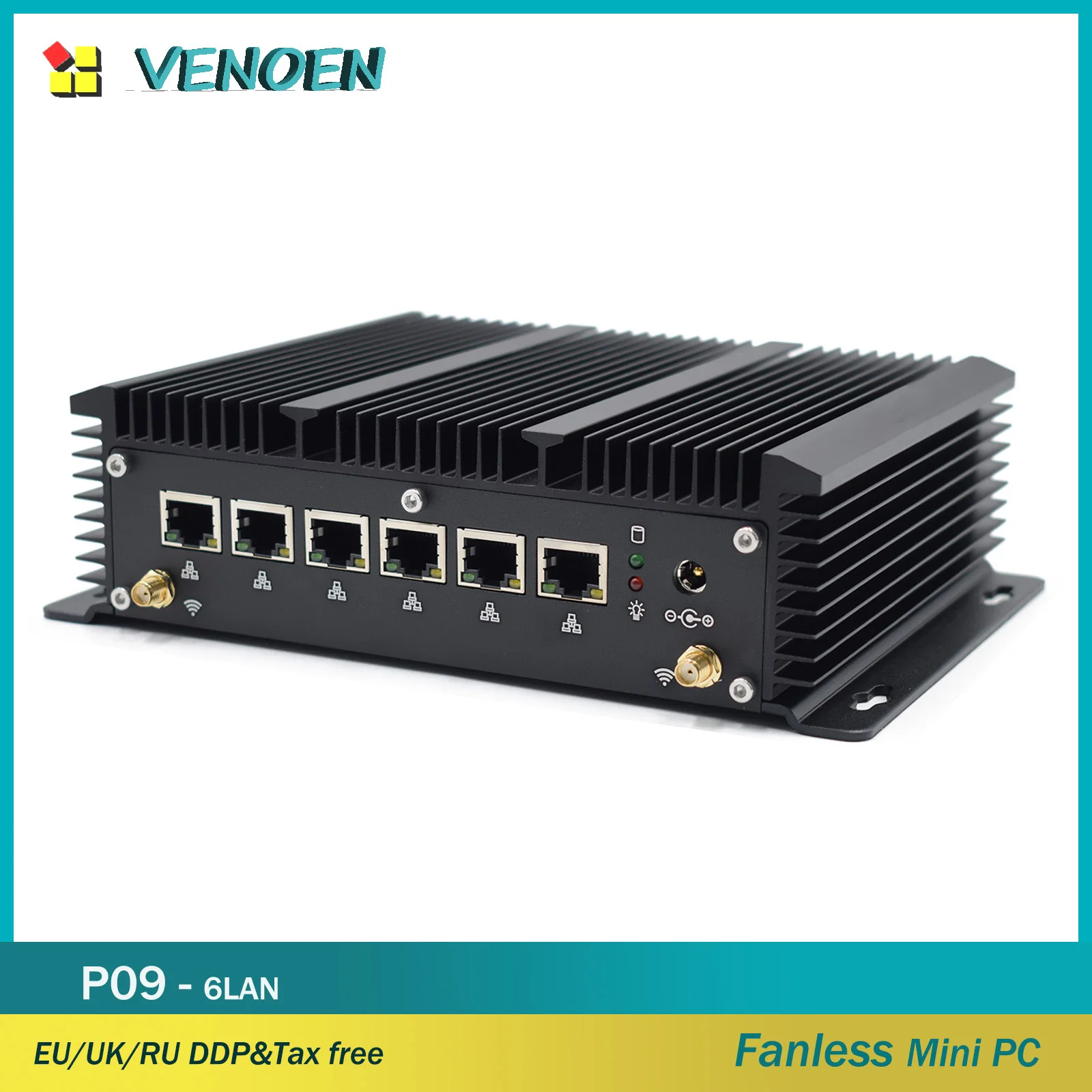 

Core i5 8260U 6*LAN PfSense Mini PC Celeron 5405U 4*USB HDMI RS232 ITX Fanless Industrial Computer Firewall Router Server 3G/4G