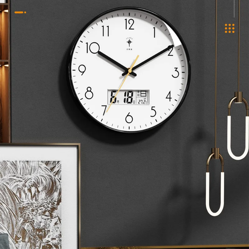 

Digital Free Shiping Wall Clock Modern Design Hands Clock Kitchen Bathroom Living Room Decoration Orologio Da Parete Watch