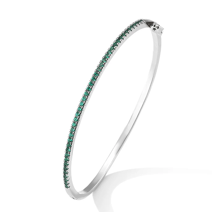 RAKOL موضة مايكرو مطعمة زركون الإسورة الدائري للنس...