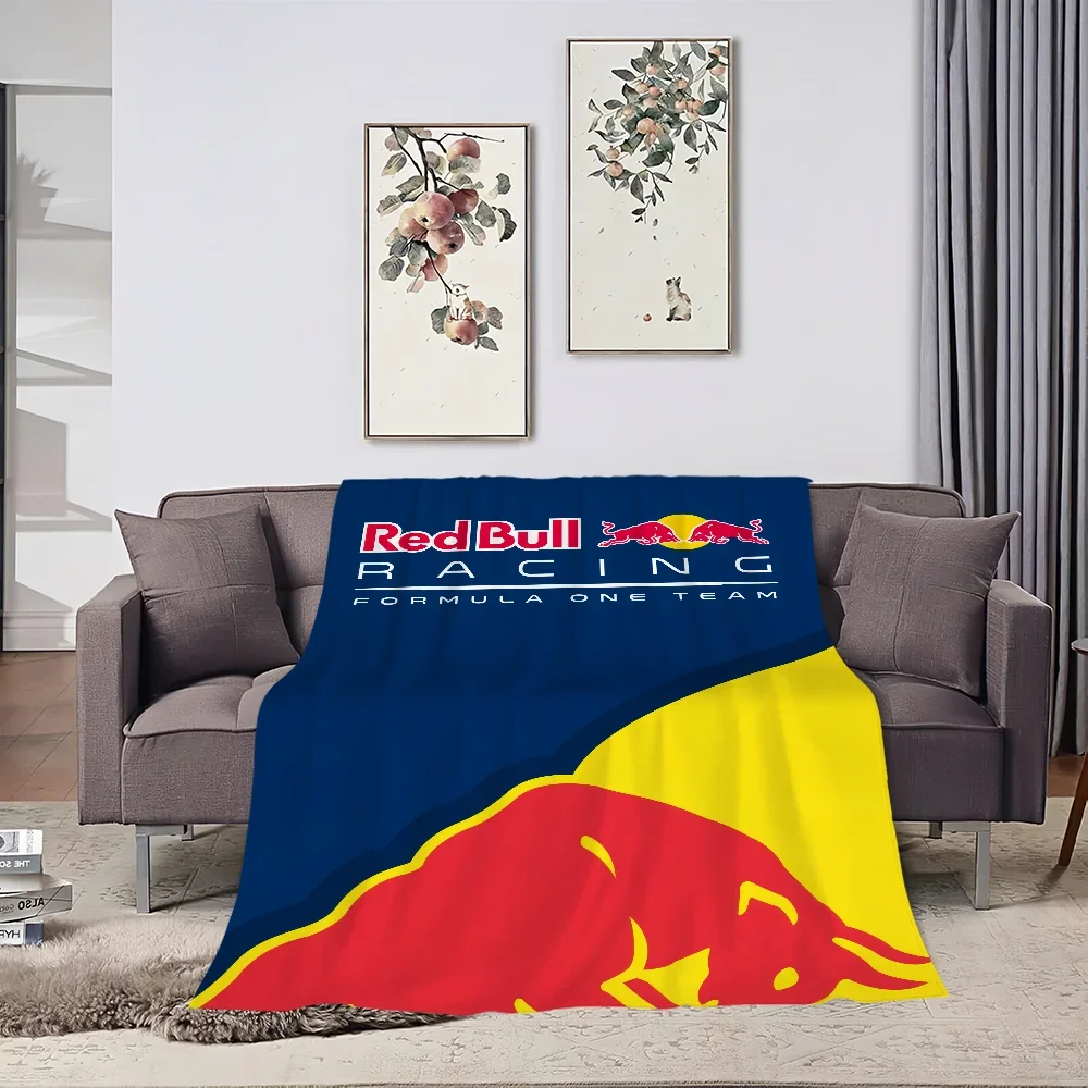 Blanket Plush Nap Sofa rug Cool-Red-B-Bull-ES for Living Room Sport Warm Office Bedroom Birthday Luxury Home Travel Kid Gifts 5