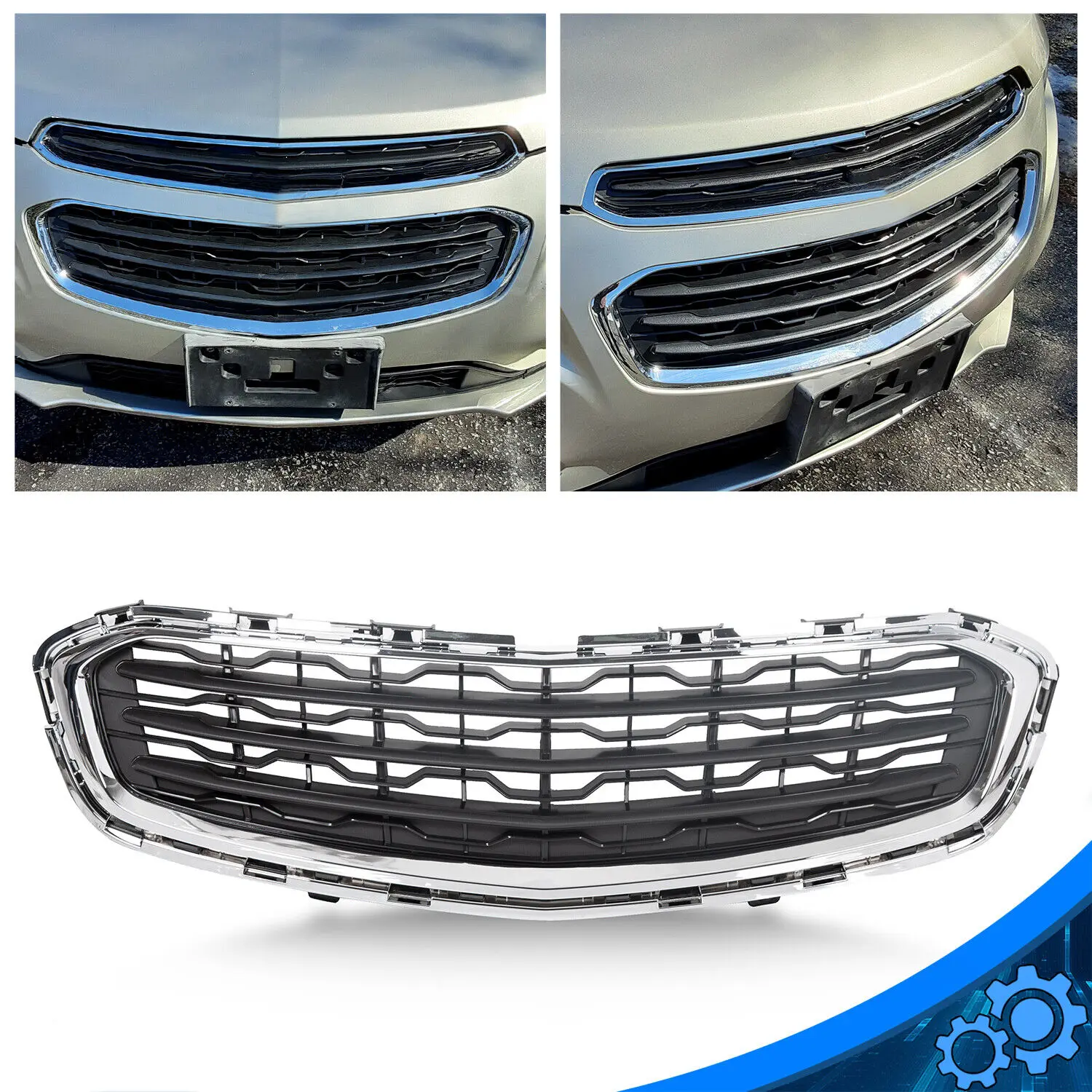 

New Front Center Grille Assembly For 2015 Chevrolet Cruze 2016 Cruze Limited