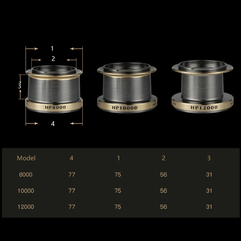 대형 낚시 릴, CNC 금속 스풀 베이트 캐스팅 스피너 휠, 트롤링 롱 샷 스피닝 릴, 65LB Max Darg 8000  10000 시리즈