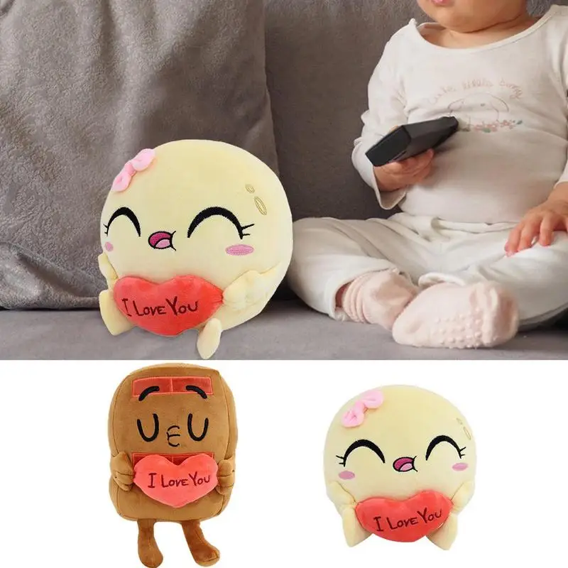 

Choco & Pancake Plush Toys Cartoon Animation Simulation Chocolate Plushies Soft Stuff Plush Doll Best For Kid Birthday Gift