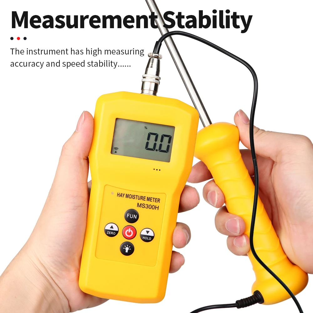 Hay Moisture Meter LCD Digital Tester