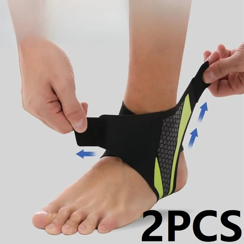 1-2PCS Bandage Protector Foot Support for Pain Plantar Fasciitis Night Splint Ankle Protector Soccer Compression Anklet