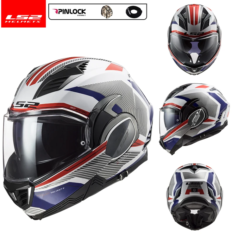 Ls2 Helmets Casco Modular Valiant (blanco - Xl)