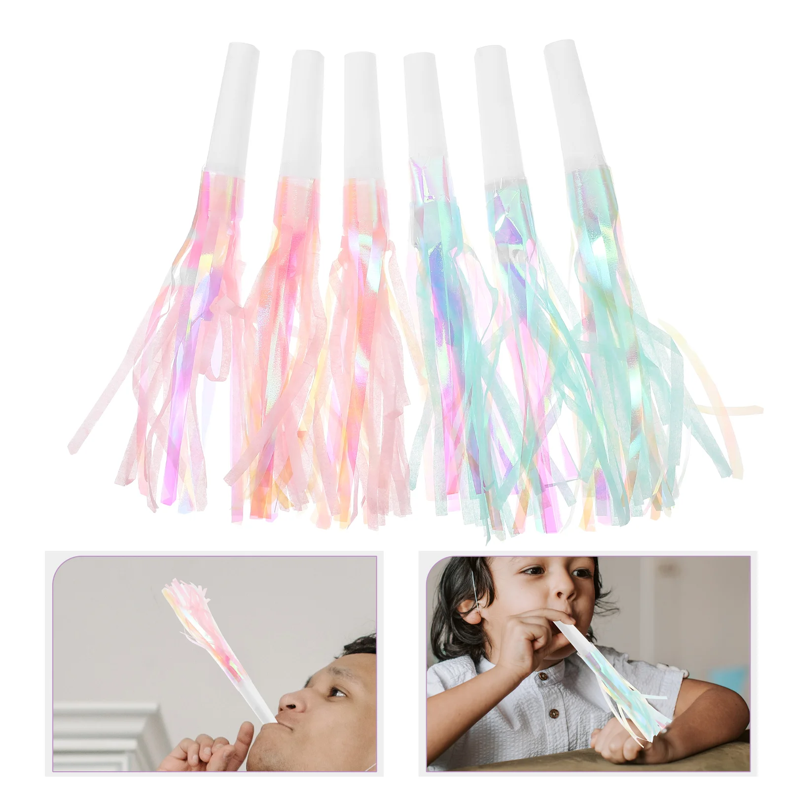 

24 Pcs Tassel Blowing Dragon Toy Party Noise Makers Musical Blowouts Noisemakers Favors Blowers