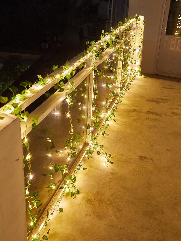 

Christmas Decoration 2024 LED Fairy String Lights 2M 20LED/ 5M 50LED Maple Leaf Garland New Year 2024 Festoon For Valentine/Home