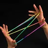 3PCS Chinese String For Kids Finger Game Rainbow Colored Rope 160CM Children's Day Gift Birthday Party Supplies Kinder Spiele 2