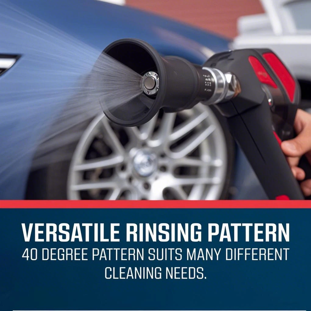 40 Degree Pressure Washer Nozzle [Stainless Steel] - Pressure Washer Nozzle Guard - High-Efficiency Cleaning, Durable 3