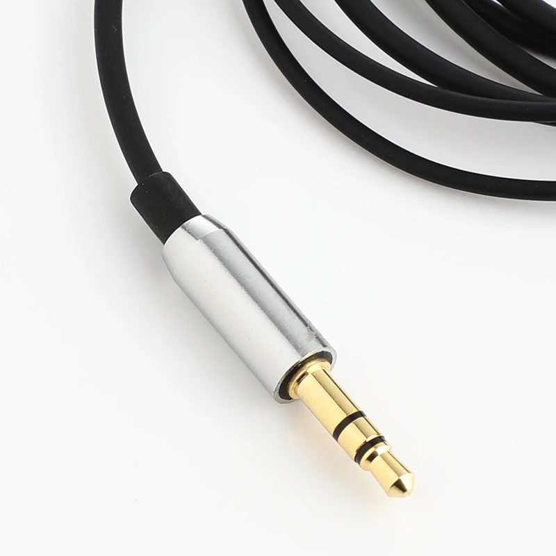 TPE OFC Cord Earphone Cable Replacement Headset Headphone HiFi Audio Maintenance Cable Wire 1.5M Headset For AKG HD201