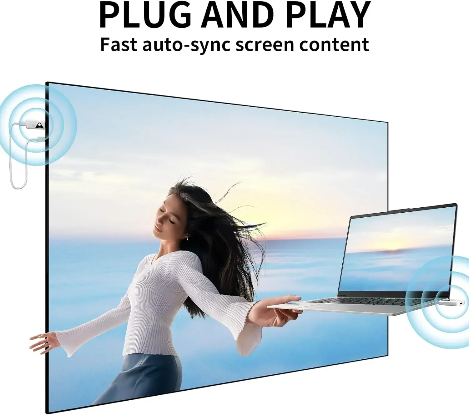 Mini Portable Wireless HDMI Extender TX and RX Plug & Play 30M 1080P for Streaming Video/Audio From Laptop PC To HDTV/Projector wireless video adapter