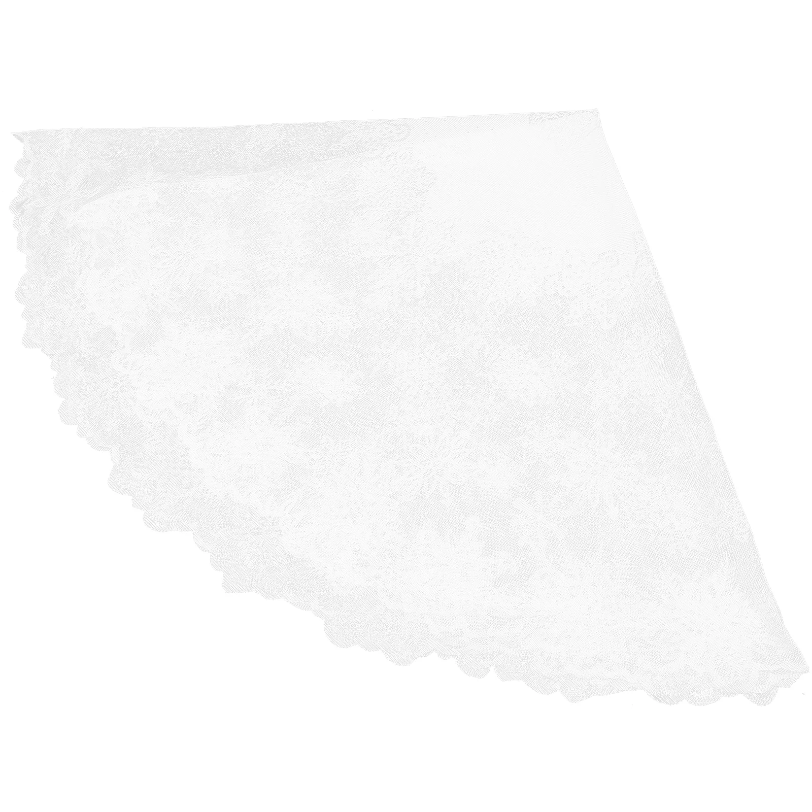 

1 Round Tablecloth 70 Inch Diameter, Christmas Snowflake Patterned Tablecloth Table Ornaments for Wedding Home Kitchen