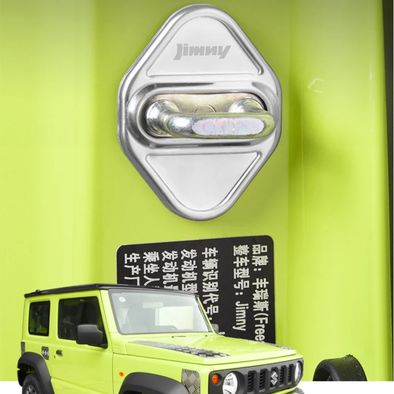 

Car Door Lock Covers Protective Decoration Styling Accessories Sticker For Suzuki Jimny JB64 JB74 2019 2020 2021 2022 2023