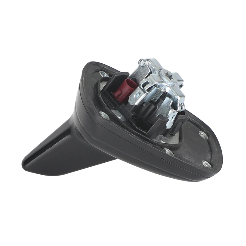 Antenna Pinna Di Squalo Per VW Golf, T-Cross, T-Roc, Taigo - Design In ABS, Nero, Per Segnale FM/AM